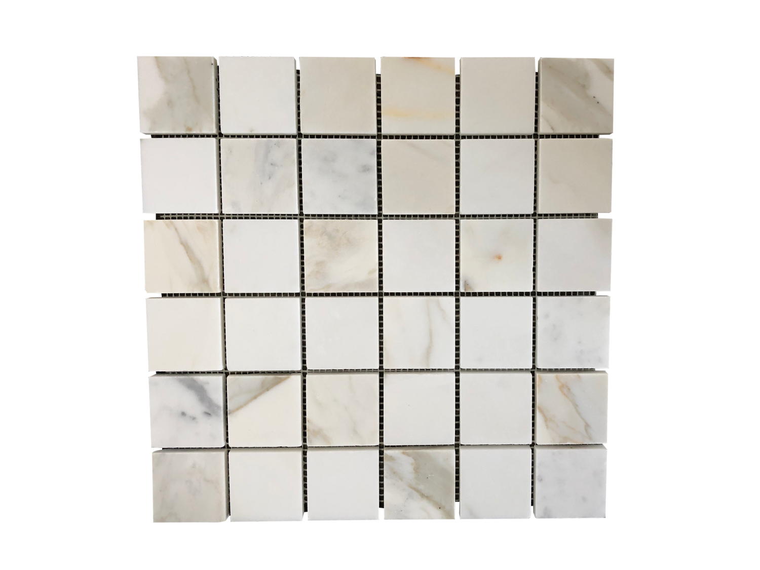 CALACATTA GOLD MARBLE MOSAIC POLISHED SQUARE 2
